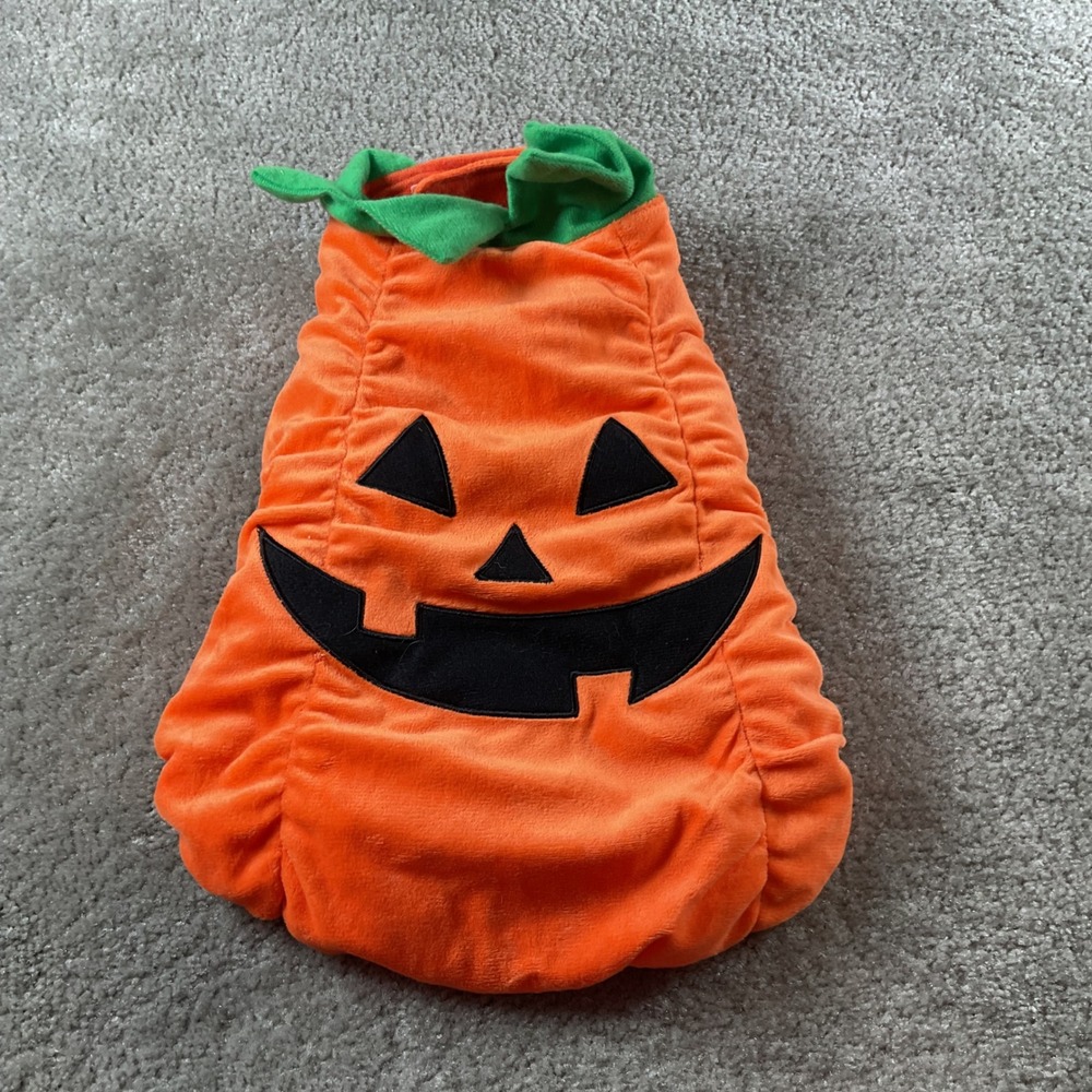 Pumpkin Halloween Costume Pet Apparel Dog Cat Outfit Dress Up Small SM